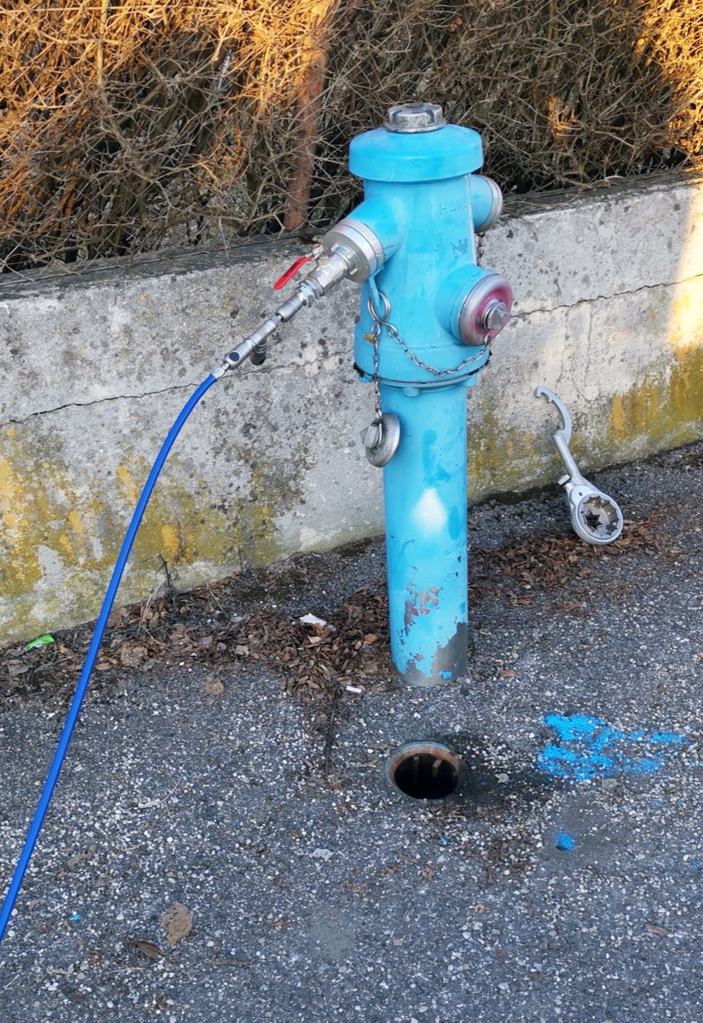 Einspeisung Hydrant