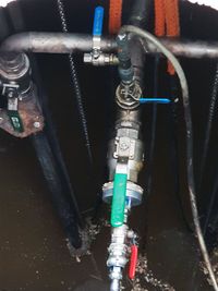 Anschluss Abwasser-Pumpwerkschacht